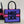BOOK TOTE 26 CM IN COLORFUL CANVAS 226509