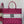 MISS LARGE TOTE 42 IN MAGENTA PURPLE CANVAS