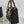 CD Lady Bag 20cm Black Lambskin Brown Charm
