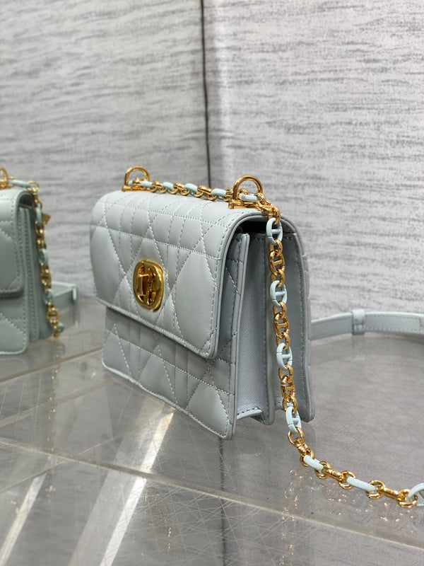 CD Miss Caro 17 Bag Light Blue Calfskin 226496