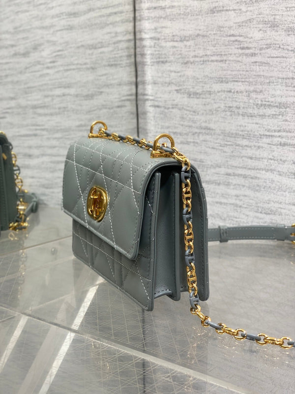 CD Miss Caro 17 Bag Grey Calfskin 229246