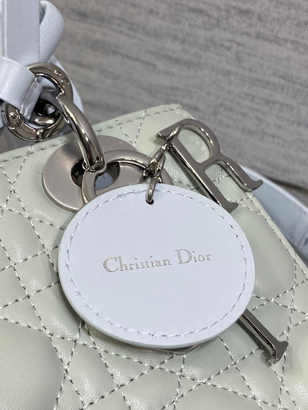 CD 2026 Lady Dior Bag Grey Charcoal Lambskin 286579