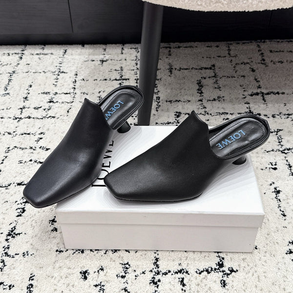 Loew Emily Mule Black Lambskin 880825