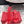 FG 26s T-strap Slippers Red Leather 923517