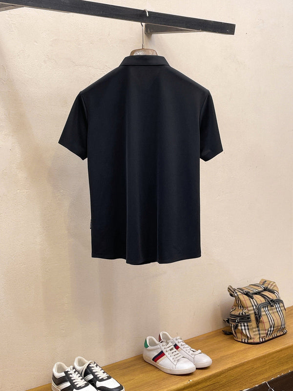 Tom Ford Men Short-Sleeve Polo Shirt Silk