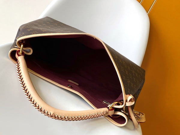 BLLV Again Handbag 53cm Brown Monogram Canvas & Cowhide
