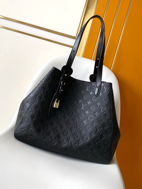 LV All In One PM Black Embossed Monogram Empreinte Cowhide 268414