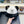 FISHERMAN HAT IN WHITE MIX BLACK WOOL AND RABBIT FUR 409759