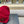 BEANIE HAT IN RED WOOL AND RABBIT FUR 433476