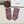 GLOVES ATTACHED BOW IN BURGUNDY RED LAMBSKIN 458529