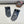 GLOVES IN BLACK LAMBSKIN WITH BOW RABBIT FUR 462401