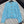 CC 2025 Jacket with Large Rhinestone Button Blue Wool 325884