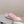 SNEAKER MULES IN PINK CANVAS GRAFFITI LOGO