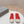 SNEAKER MULES IN RED CANVAS GRAFFITI LOGO