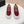 Double C Platform Biscuit Shoes Fabric Cherry Red