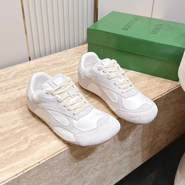 BV Orbit Flash Retro Sneake White Leather Suede 934417