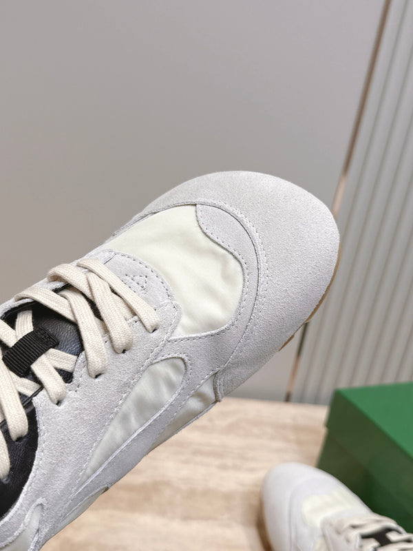 BV Orbit Flash Retro Sneake Light Grey Black Suede 934418