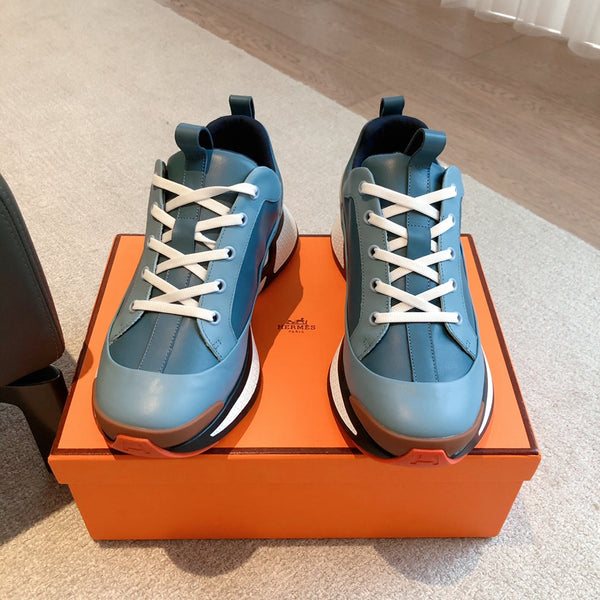 HM Hugo Sneakers Stale Blue Calfskin 933463
