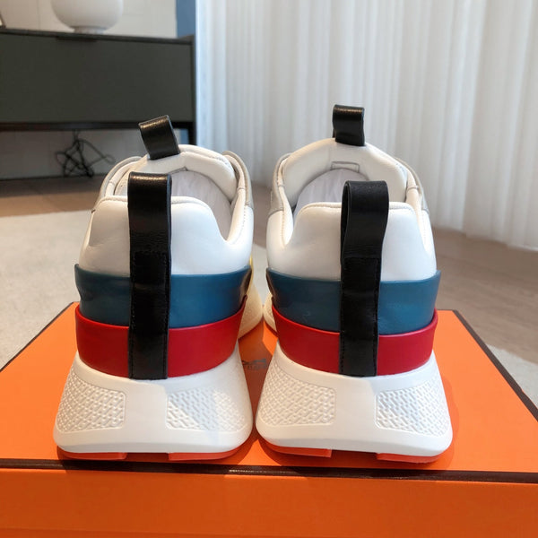 HM Hugo Sneakers White Yellow Black Calfskin 933466