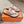 Empire Sandal Peach Lambskin Suede Goatskin