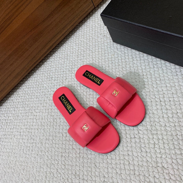 CC 26s Padded Sandals Red Lambskin 887950