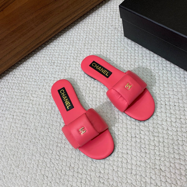 CC 26s Padded Sandals Red Lambskin 887950