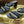 RC Gold Buckle Pearl Crystal Lamp Pendant Sandals 4.5 Black Sheepskin 175004