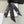 CC Twilly Mini Scarf 120cm Black Pink Mulberry Silk 968852