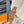 HM OSCAR BELT GOLD BUCKLE & REVERSIBLE GINGER ORANGE LEATHER STRAP 38MM