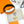 HM Infini Reversible Belt 24mm Orange Epsom Gold Buckle