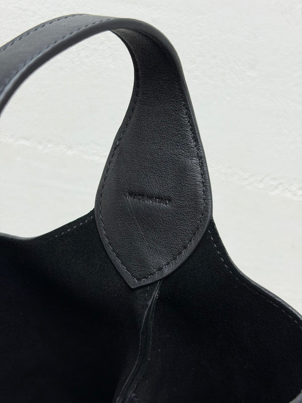 CL Small Hobo Black Supple Smooth Calfskin