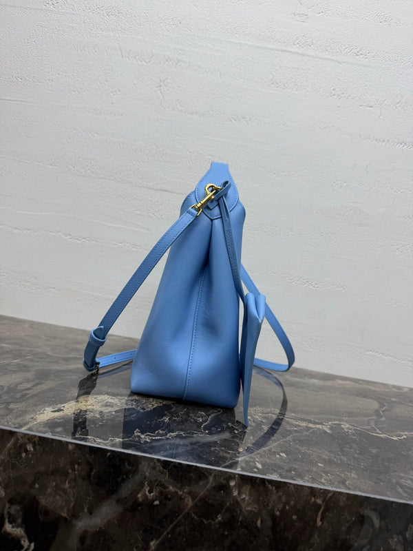 CL Small Hobo Blue Supple Smooth Calfskin