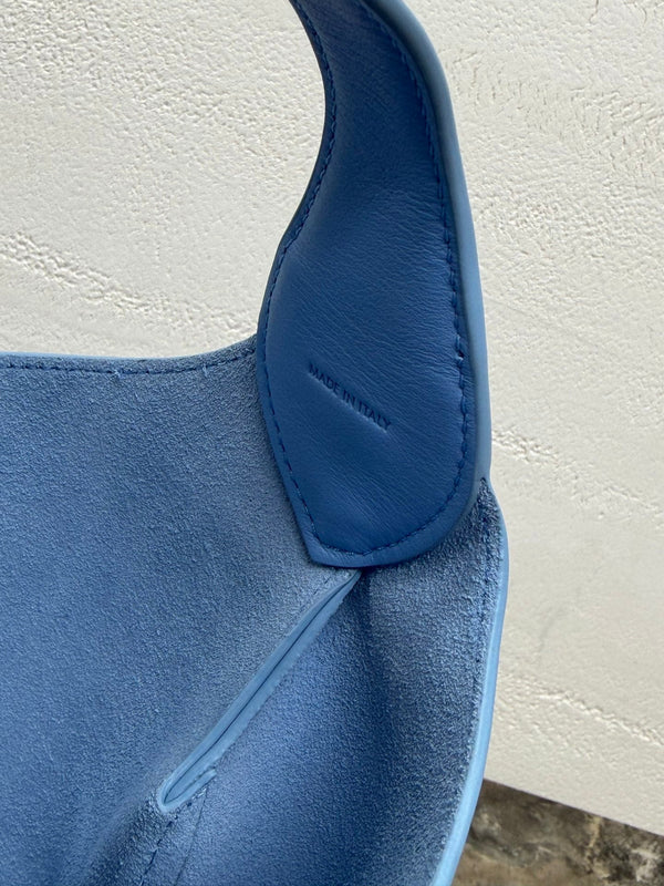 CL Small Hobo Blue Supple Smooth Calfskin