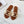 Celine 25C Slippers Beige mix Coffee Fabric with Calfskin 238149
