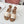 Celine 25C Lympia Sandal Cream with White Canvas with Calfskin 238172