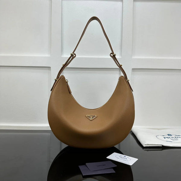 Prad 2026 Arque Shoulder Bag 35cm Calfskin