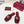 GG 2026 Early Spring Mule Burgundy Canvas Sheepskin 688516