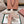 LP Charms Walk Babouche Loafer Light Brown Beige Mix White Suede With Rabbit Fur Lining 206237