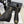 CC 26 Wedge Heel Boot Black Mesh Leather 588857