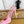 YSL Louis Slingback 10cm Light Pink Satin Patent Leather 932061
