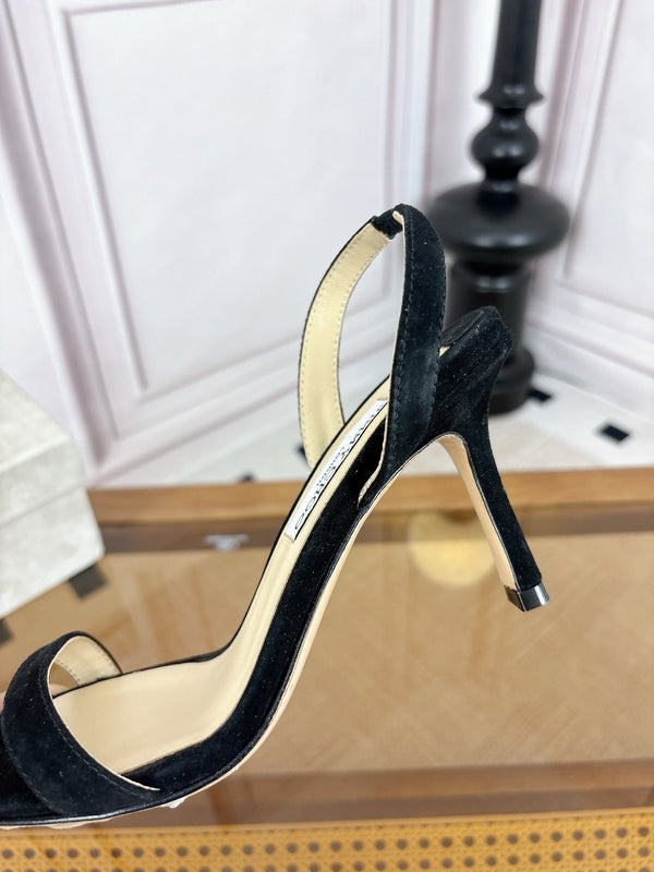 JC 26s Jenn Sandal Black Suede 931999