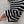 LV 25 Striped Letter Jacquard One-Shoulder Knitted Black White Cotton Polyester