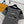 LV 25 Striped Letter Jacquard One-Shoulder Knitted Black White Cotton Polyester