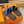 HM IZMIR SANDAL COBALT AND TIGER LAMBSKIN