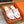 HM Men's Izmir Slide White Orange Cowhide 685827