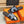 HM ORAN SANDAL BLACK AND SKY LAMBSKIN