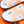 HM ORAN SANDAL WHITE AND TANGERINE LAMBSKIN