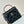 vanity shoulder bag top handle 10cm black pink lambskin