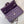 CLASSIC FLAP 23CM VIOLET LAMBSKIN LIGHT GOLD HARDWARE