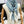 MISS DIOR ALLOVER SHAWL 140 CM IN POWDER BLUE MIX WHITE SILK CASHMERE 411630